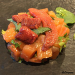 カーサ・デル・チーボ - 桜鱒のタルタルに桜鱒の鱒子