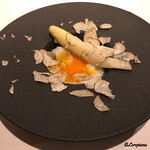 カーサ・デル・チーボ - 温度卵の黄身を絡めていただきます