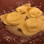 カーサ・デル・チーボ - ３種のﾁｰｽﾞのﾄﾙﾃｯﾘにﾊﾟﾙﾐｼﾞｬｰﾉﾁｰｽﾞ掛け