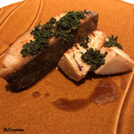 カーサ・デル・チーボ - 鰆のｺﾝﾌｨと孟宗筍のｱｯﾛｰｽﾄに花山椒