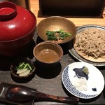 鼓道 - 極・特上親子丼とミニ・せいろ蕎麦のセット