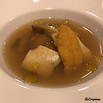 カーサ・デル・チーボ - あわびとムラサキ海胆のズッパ