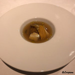 カーサ・デル・チーボ - あわびとムラサキ海胆のズッパ