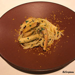 カーサ・デル・チーボ - あわびとあわび茸のスパゲティ