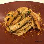 カーサ・デル・チーボ - あわびとあわび茸のスパゲティ