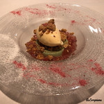 カーサ・デル・チーボ - 桜のジュレとジェラートとイタリア産ピスタチオのプリン