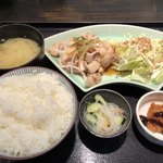 叶八 - 豚バラポン酢定食（５００円）