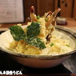 しいの木 - エビ天ぶっかけ