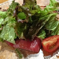 築地ボン・マルシェ - B.選べる前菜から、本日のお魚カルパッチョ。