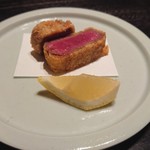 肉割烹 上 - ヒレの唐揚げ★