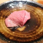 肉割烹 上 - サーロインのしゃぶしゃぶ