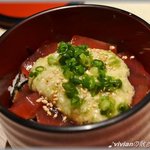 ごはんや　はなはな - マグロの漬け丼やまかけ載せ