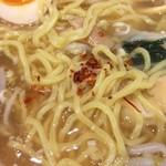 雲呑好 - ガンラー粉かけた麺