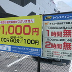 ラーメン二郎 - 周辺のコインパーキングの例