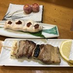 鳥こう - 豚バラ、トマトベーコンついか。