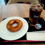 Mister Donut - オールドファッション￥108＆アイスコーヒー￥150