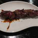 炭火焼酒亭ローリンストーン - 伊予鶏レバ串　ズームアップ