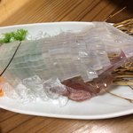 西端夢浪漫 田平店 - イカの活け造り