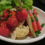 炭火焼酒亭ローリンストーン - 冬野菜の自家製ピクルス