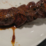 炭火焼酒亭ローリンストーン - 伊予鶏レバ串　ズームアップ