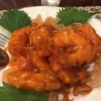 状元樓 横浜中華街本店 - 大海老のチリソース煮@3,000円