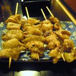 焼鳥どん - 皮・げんこつ(塩）