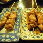 焼鳥どん - せせり(味噌）・正肉（たれ）