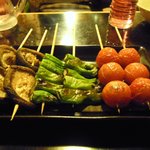 焼鳥どん - 椎茸・ししとう・プチトマト(塩）