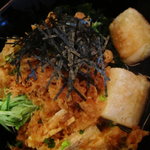 大村庵 - 大きな揚げ餅が２個入っています