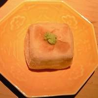 うち山 - 鯛茶漬け 1500円 の焼き胡麻豆腐