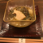 虎白 - 鮑とじゅんさいの素麺