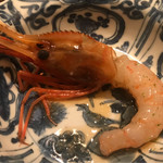 虎白 - ぼたん海老のフルーツ紹興酒漬け