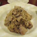 ひげとワイン - ポルチーニ:パスタはｶﾍﾟﾘｰﾆとは違う名前だった