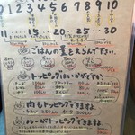 スープカレーとスパイスカレーの店 きち - 辛さの段階とトッピングメニュー