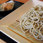 正月庵 - 辛みそば（大盛り）。