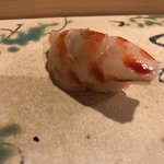 旬美にしかわ - 車海老。生で。