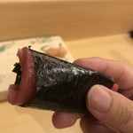 旬美にしかわ - 中トロの手巻き寿司