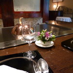 横浜うかい亭 - ぴかぴかの鉄板