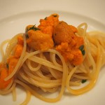 トラットリア・アルモ - 礼文島 塩水雲丹の冷製パスタ