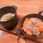 蓮根の御飯 ~鮪 ピペラード~