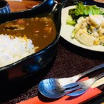 和今洋菜　あん - ポークカレーランチ。