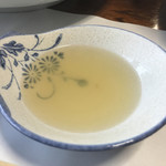 磯料理 一吉 - まずは一口、出汁を飲んでみる