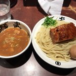 麺屋武蔵 武仁 - 濃厚武人つけ麺 麺大盛り（270g）1180円