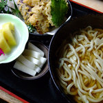 Udon Shokudou Daisugi - 牡蠣麺（温）1300円