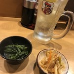 ばんじょう - お通しと男のハイボール(^-^)