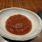 傳 - (2018年8月　訪問)トマトサルサソース。美味しい♪