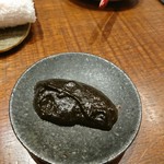 傳 - (2018年8月　訪問)モレ。メキシコのソースの一つ。味噌のようにまったり食感でほんのり甘く、ほんのりスパイシー。