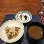 傳 - (2018年8月　訪問)食事全景。