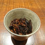 傳 - (2018年8月　訪問)チョコムースにチャプリネスのトッピング。甘じょっぱいコントラストのデザート。