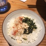 要の塩 - 〆のトマトサルサを和えた出汁炊きごはん　　+￥200